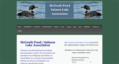 Desktop Screenshot of mcgrathpond-salmonlake.org