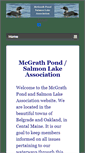 Mobile Screenshot of mcgrathpond-salmonlake.org
